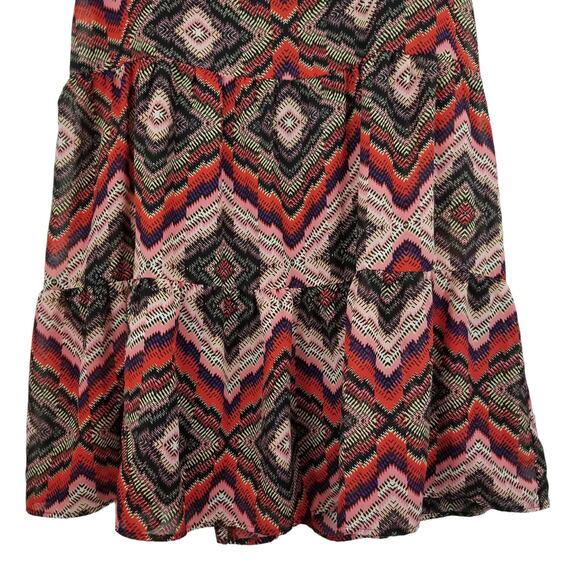 Band of Gypsies Boho Sheer Tunic with Detachable Slip Criss Cross Back, Size XL - Picture 11 of 12